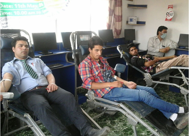 CAD training partners of CADD organizes blood donation camp